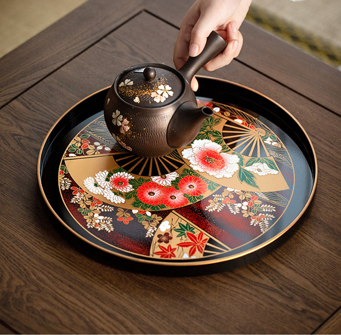 REFINED JAPANESE STYLE TEA PLATE