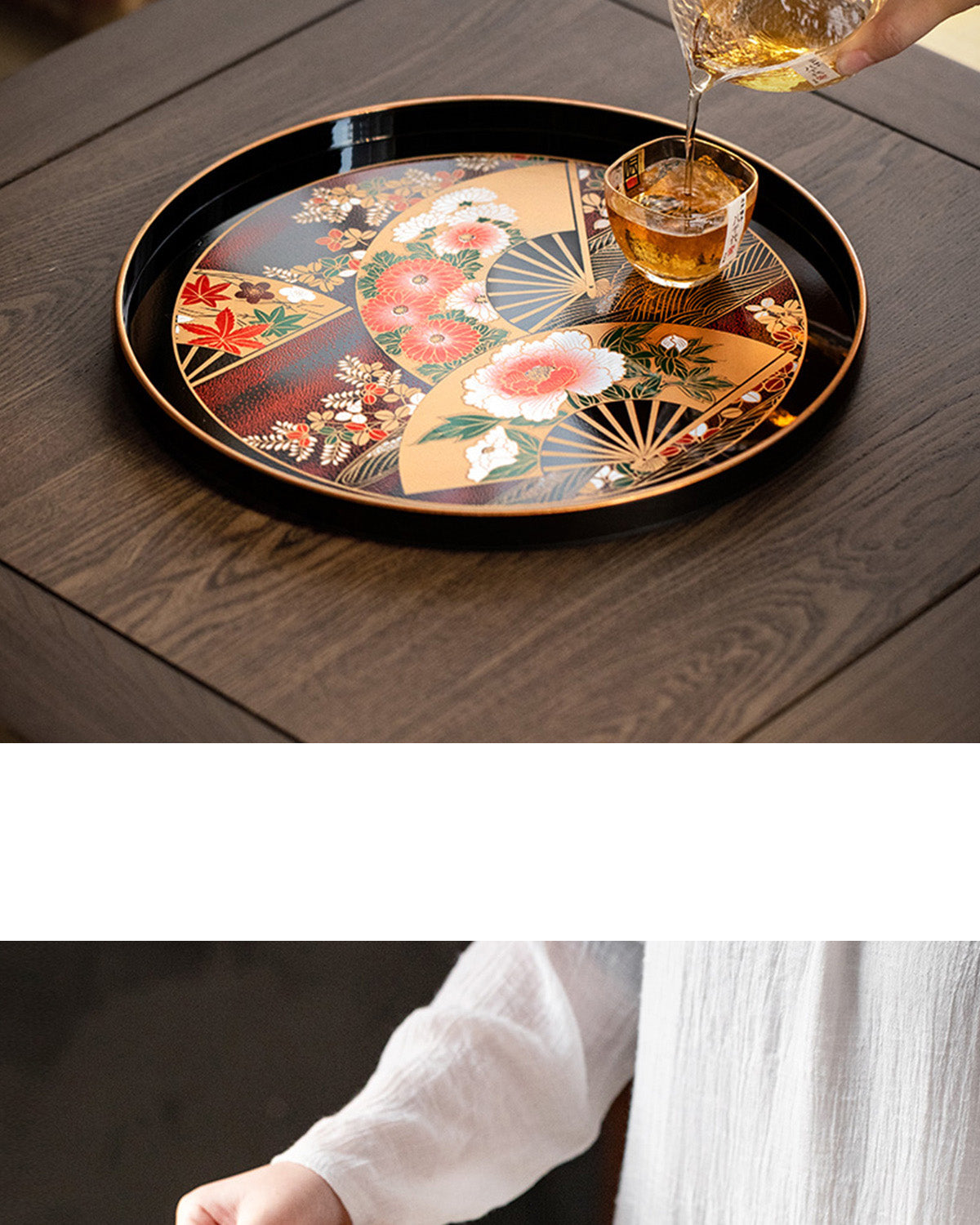 REFINED JAPANESE STYLE TEA PLATE