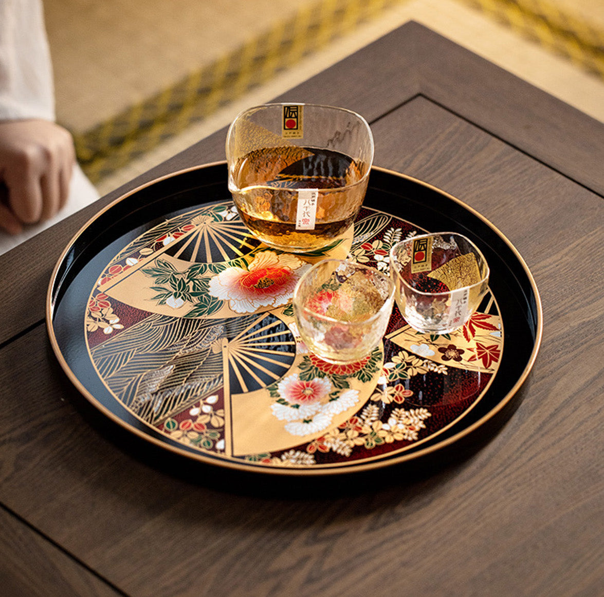 REFINED JAPANESE STYLE TEA PLATE