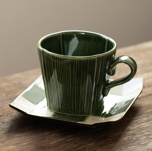 FORREST GREEN CUP & SAUCER